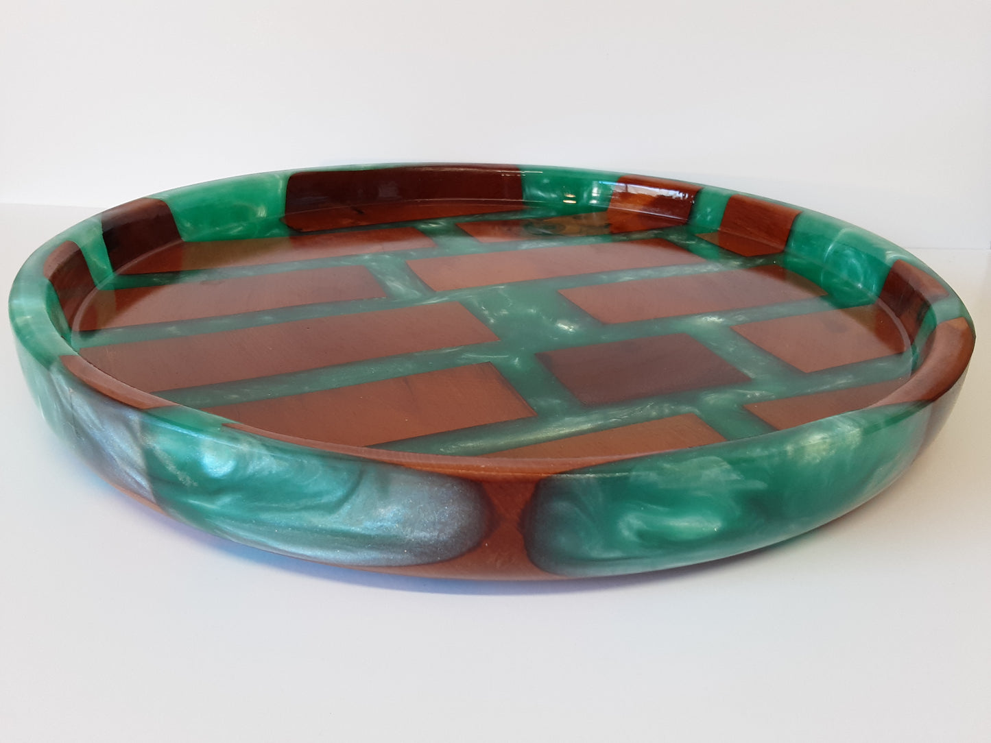 Kauri and resin platter