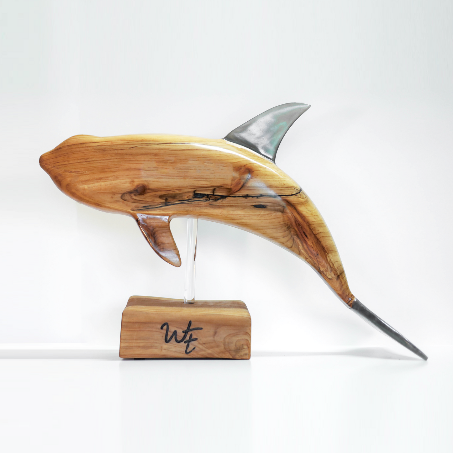 Whale Sculpture with resin